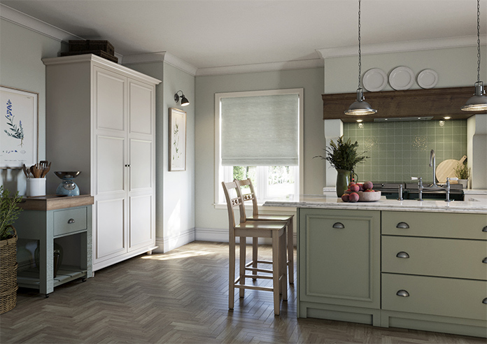 Laura Ashley Whinfell, Duck Egg - Roman Blind - Image 6